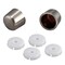 Plumb Pak Plumb Pak Toilet Tank Bolt Caps Brushed Plastic For Universal PP835-30DBNL - alternate 1